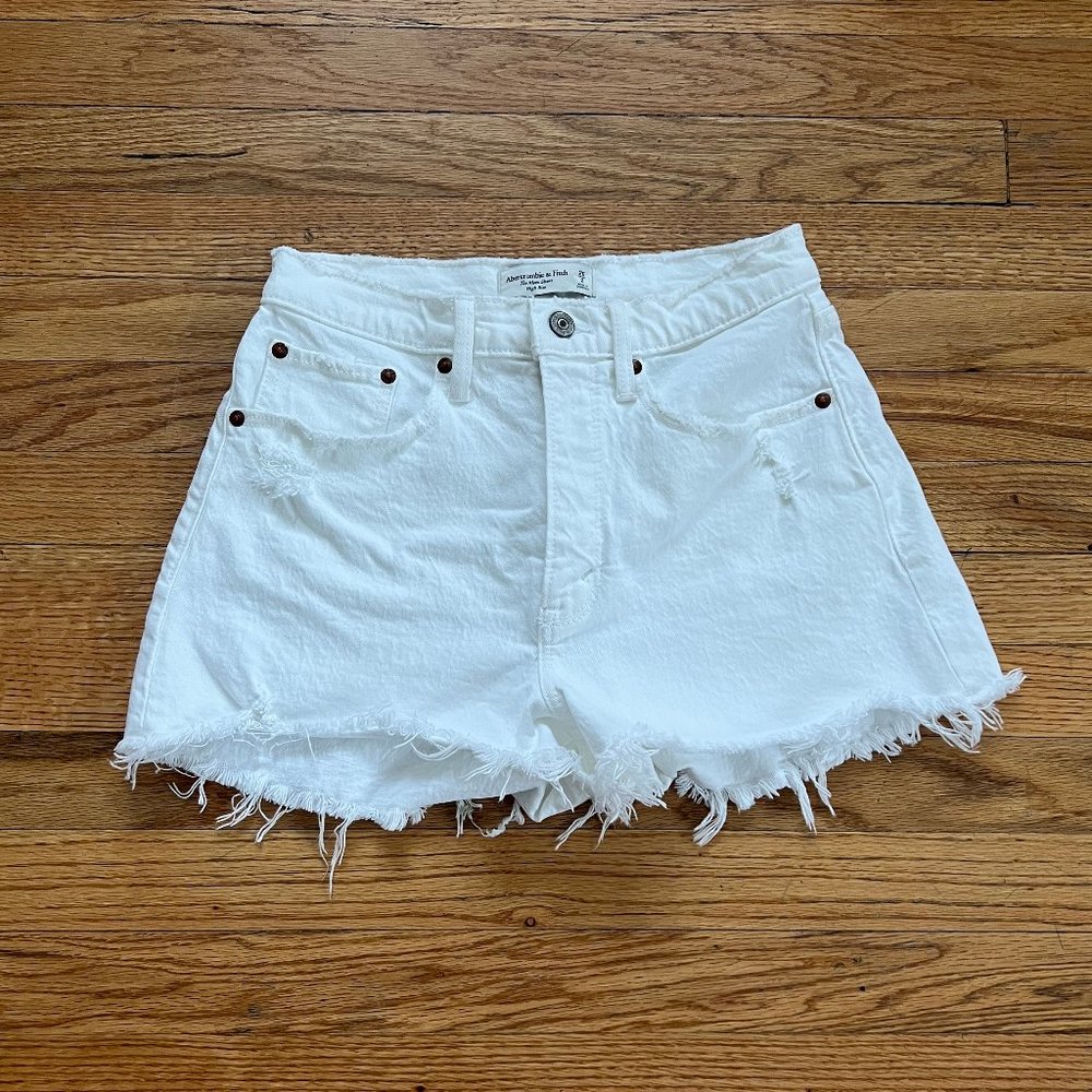 Abercrombie Curve Love High Rise Mom Shorts, Size 26